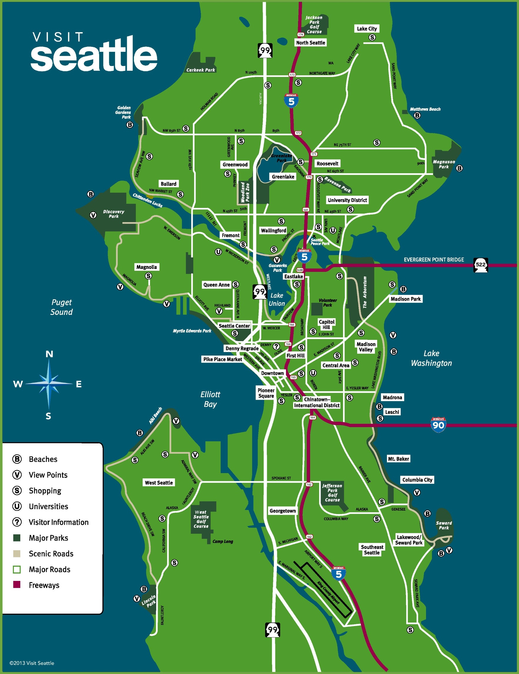 Seattle Neighborhood Map