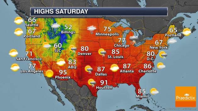 Snow Is Still Falling Out West National Weather Outlook For Saturday 