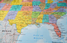 South Usa States Map Stock Photo Aallm 188022824