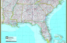 Southeastern United States Atlas Wall Map Maps Printable Map Of