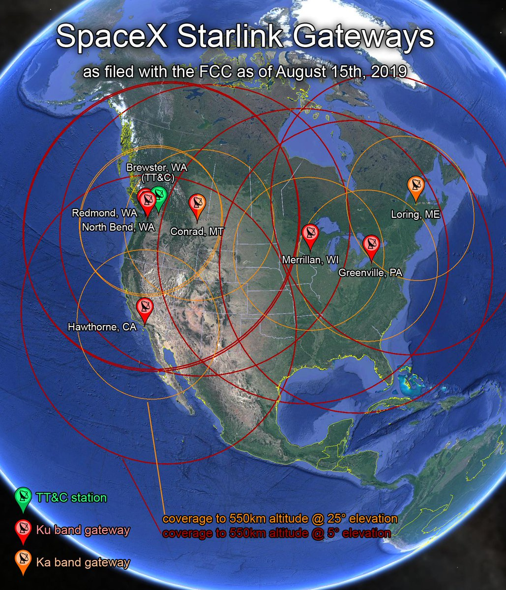 Spacex Starlink Map Of Coverage Dish Tries To Disrupt Spacex S 