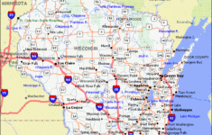 State Map Of Wisconsin