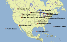 StepMap US Bodies Of Water Landkarte F r USA