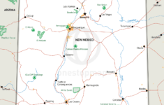 Stock Vector Map Of New Mexico One Stop Map