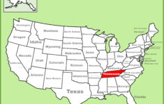 tennessee location on the u s map Tennessee Location On The U S Map
