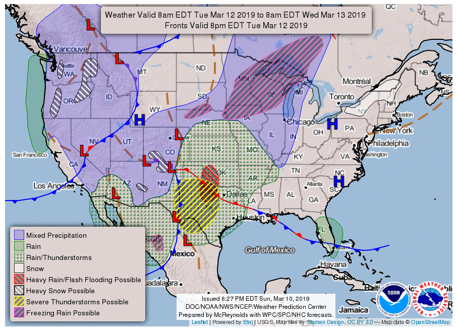 The New NOAA NWS National Forecast Chart