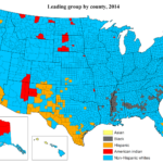 The Polarised Race Map Of America Vivid Maps