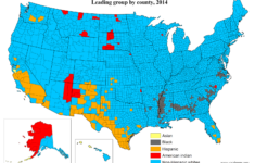 The Polarised Race Map Of America Vivid Maps