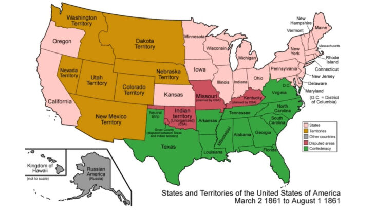 Map Of USA And Territories