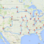 This Man Planned The Most Efficient U S Road Trip Of All Time Sunset