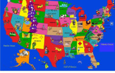 This Map Of The United States Is A Great Visual Learning Tool For