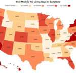 This Map Shows How Much You Need To Support A Small Family In Each