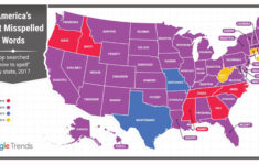 This Map Shows The Most Commonly Misspelled Words In The USA
