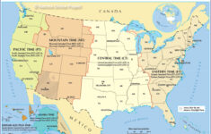 Time Zone Map Of The United States Nations Online Project