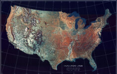 Topographic Map Of The Contiguous United States With Images