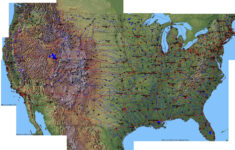 Topographic Map Of United States With Cities