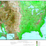 Topographic Map Of Usa Printable Topographic Map Of The United States