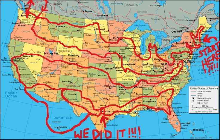 Travel Destinations United States Maps Road Trip Map Road Trip Usa 