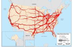 Truck Routes 2040 By US DOT map usa freight Map Illustrated Map