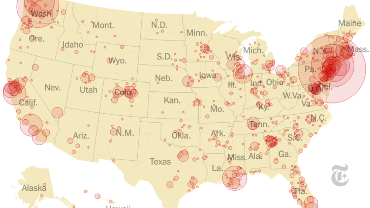Coronavirus USA Map