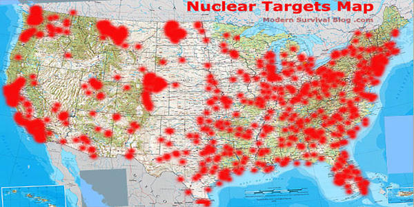 U S Nuclear Target Map Do You Live In A Death Zone Freedoms Phoenix