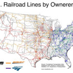 U S Rail Lines By Owner OC 3507 2480 Us Railroad Map Train