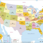 United States Abbreviations Wall Map By Maps Of World