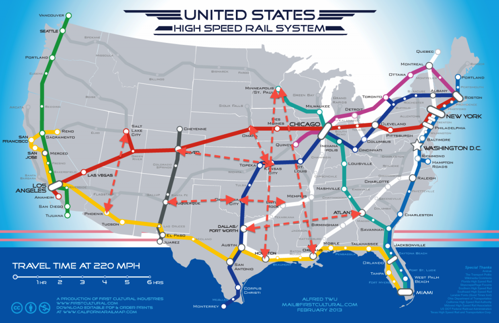 United States High Speed Rail System MyConfinedSpace