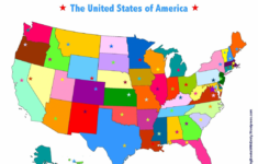 United States Including Alaska And Hawaii Map Printable Map