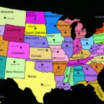 United States Labeled Map Free Printable Map Of Usa With States