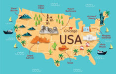 United States Landmark Map 226164 Download Free Vectors Clipart