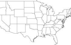 United States Map Map Outline United States Map United States Outline