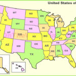 United States Map State Abbreviations Refrence Us Abbreviation Quiz
