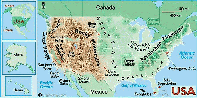 United States Map World Atlas