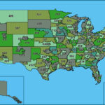 United States Of America Area Codes USA Area Code Map Map Of