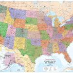 United States Of America Wall Map USA Global Mapping ISBN