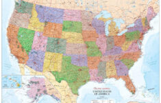 United States Of America Wall Map USA Global Mapping ISBN