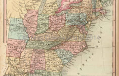 United States Old Map USA Tanner 1836 Digital Image Scan Download