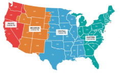 United States Time Zone Map Live Time