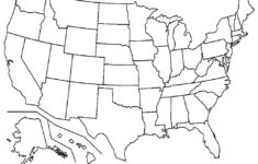 United States Unlabeled Map Usa Map 2018