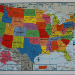 United States Wall Map 40 X 28 By Teaching Tree Walmart