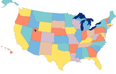 Unlabeled US Map US Map Unlabeled Northern America Americas