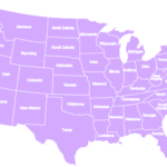 Us Color Map With State Names Clip Art At Clker Vector Clip Art