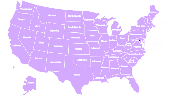 Us Color Map With State Names Clip Art At Clker Vector Clip Art 