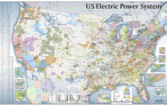 US Electric Power System Map System Map Electricity Power Grid