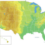 US Elevation Map And Hillshade GIS Geography