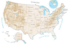 US Elevation Map And Hillshade GIS Geography
