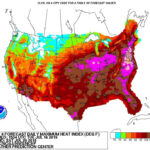 US Heat Wave Map 2019 List Of States Affected By Excessive Hot Weather