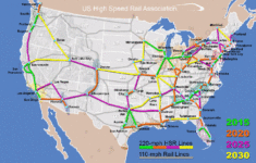 US High Speed Rail Map High Speed Rail High Speed Train Map
