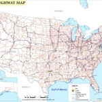 US Highway Map Highway Map Usa Travel Map Usa Map